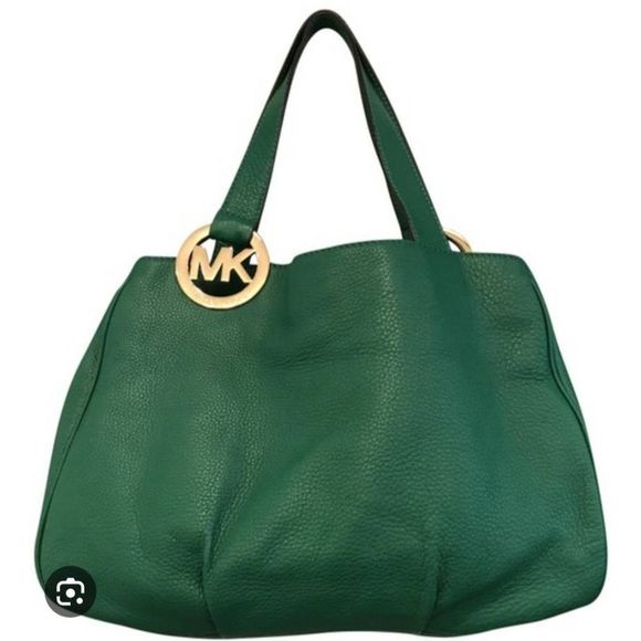 Michael Kors Kelly Green Fulton Bag - Picture 1 of 11